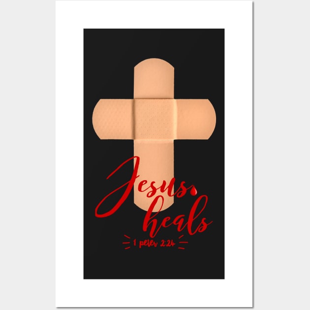 Jesus Heals Wall Art by mikepod